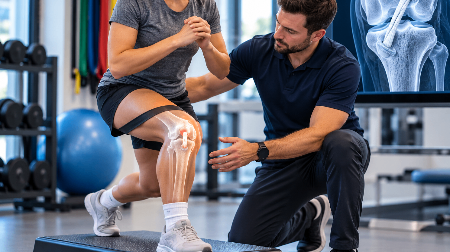 Supervised PT Improves Persistent Knee Symptoms After ACLR